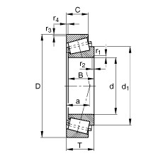 Bearing 33013 FAG