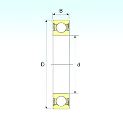 Bearing 61814-2RS ISB