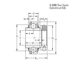 Bearing GE60KRR Timken