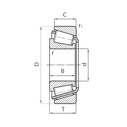 Bearing 33012 CYSD