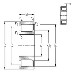 Bearing NCF29/600-V NKE