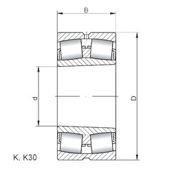 Bearing 239/670 KW33 ISO