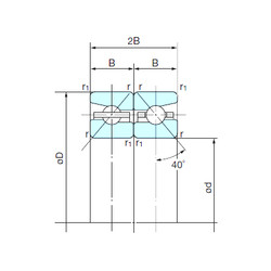 Bearing 70TBH10DB NACHI