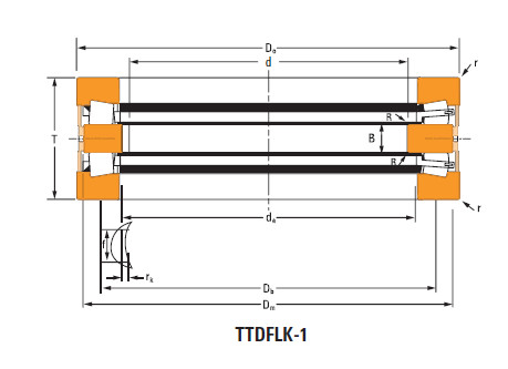 Bearing Thrust race double T6110f