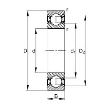 Bearing 634-2RSR FAG