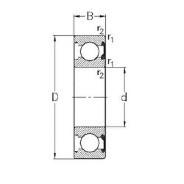 Bearing 61902-2RSR NKE