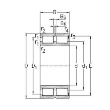 Bearing NNCF5052-V NKE