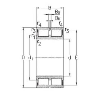 Bearing NNCL4834-V NKE