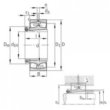 Bearing 239/630-B-K-MB+H39/630 FAG