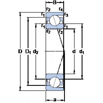 Bearing 7044 CD/P4A SKF