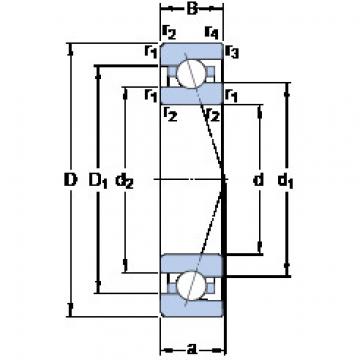 Bearing 708 CE/P4A SKF