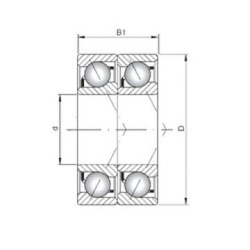 Bearing 7040 BDT ISO