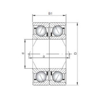 Bearing 7072 BDB ISO