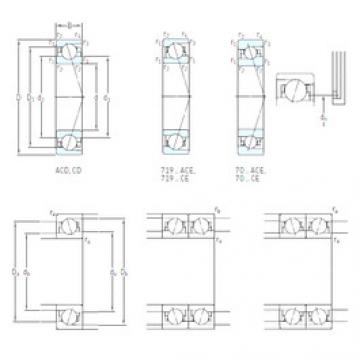 Bearing 71808 CD/P4 SKF