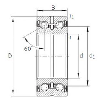 Bearing ZKLN1747-2RS-PE INA