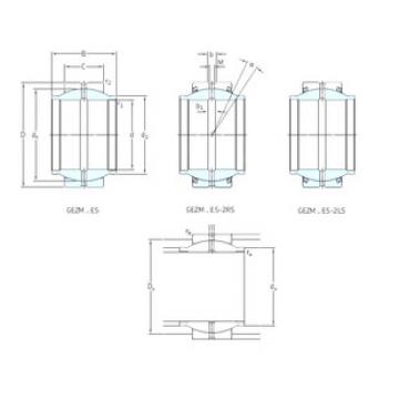 Bearing GEZM312ES-2RS SKF