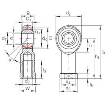 Bearing GIKR 16 PW INA