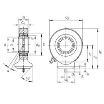 Bearing GK 20 DO INA