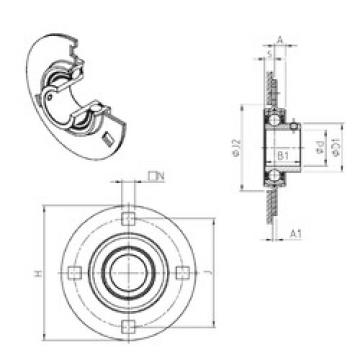 Bearing USPF208 SNR