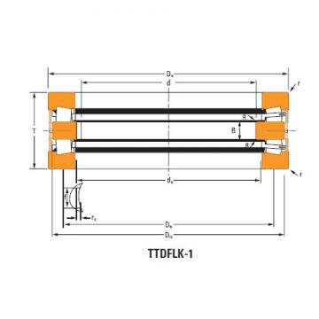 Bearing Thrust race double T8010dw