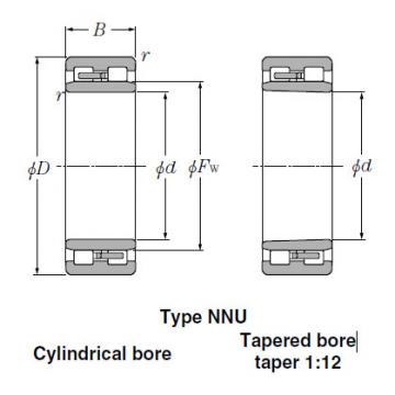 Bearings Cylindrical Roller Bearings NN3021