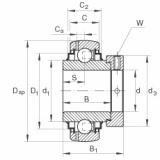 Bearing GE45-KLL-B INA