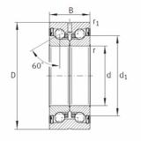 Bearing ZKLN3062-2RS INA