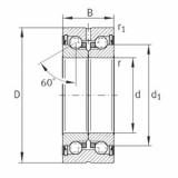 Bearing ZKLN1034-2RS-PE INA